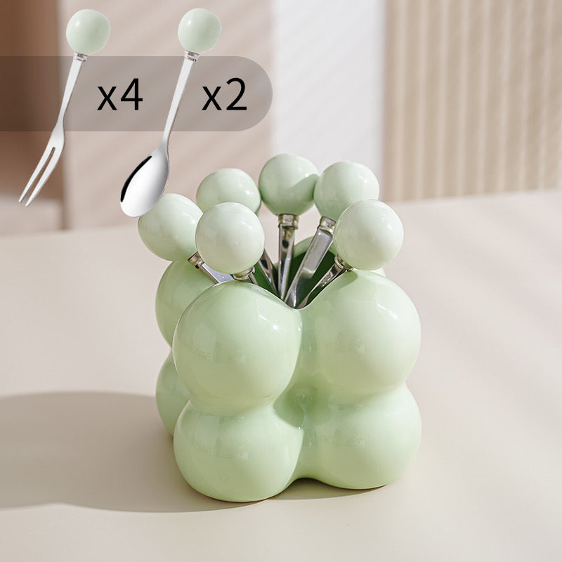 Dec Fructose color fruit fork set