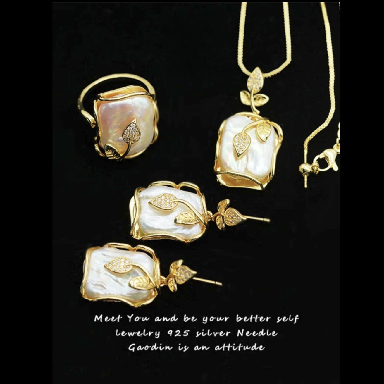 Set Mother-of-pearl Inlaid