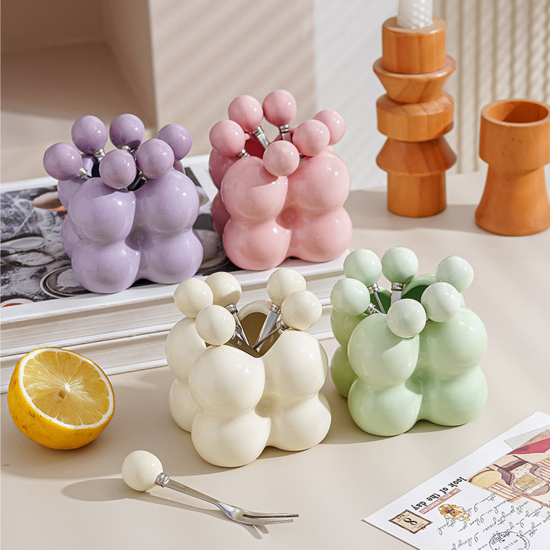 Dec Fructose color fruit fork set