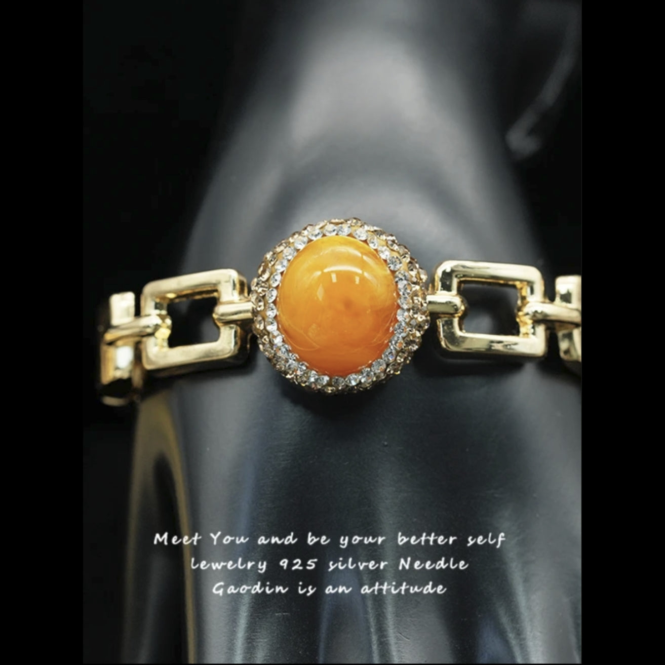 Bracelet with Amber